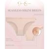 imageJessica Simpson Womens Underwear  10 Pack Seamless Bikini Briefs SXLBlackBlackDolceRoseGardenia