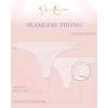 imageJessica Simpson Womens Underwear Breathable Thongs No Show Ladies Panties Soft Microfiber Stretch Lace Tanga 3 PackRosePinkBlack