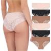 imageJessica Simpson Seamless Underwear For Women Lace Hipster Panties Cute Breathable and Comfortable Multipack Ropa InteriorPearlDolceBlack 6 Pack