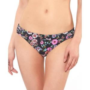 imageJessica Simpson Womens Hipster Floral Print Swim Bottom SeparatesBlack Hipster Bottoms