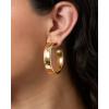 imageJessica Simpson Silver of GoldTone Hoop Earrings for Women Trendy Drop or Hoops Earrings Silver or Gold TonePlatedRound Yellow Hoop