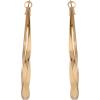 imageJessica Simpson Silver of GoldTone Hoop Earrings for Women Trendy Drop or Hoops Earrings Silver or Gold TonePlatedYellow Twisted Hoop