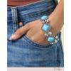 imageJessica Simpson Stretch Turquoise Bracelet for Women 75quot Western Jewelry for Women