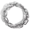 imageJessica Simpson Jewelry SilverTone Statement Link Bracelet for Women 7quot Modern Chunky Bracelets for Women