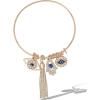 imageJessica Simpson Womens Evil Eye Bracelet GoldTone Evil Eye Bracelets for Women Turquoise and RhinestonesBlue Evil Eye