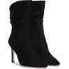 imageJessica Simpson Womens Elisti Pull On Stiletto MidCalf BootsBlack Supreme Microsuede