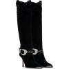 imageJessica Simpson Womens Kenzin Knee High BootBlack Oiled Suede