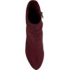 imageJessica Simpson Womens Mixtesa Ankle BootDark Cherry Stretch Microsuede