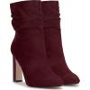 imageJessica Simpson Womens Mixtesa Ankle BootDark Cherry Stretch Microsuede