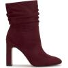 imageJessica Simpson Womens Mixtesa Ankle BootDark Cherry Stretch Microsuede