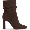 imageJessica Simpson Womens Mixtesa Ankle BootDark Truffle Stretch Microsuede