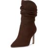 imageJessica Simpson Womens Elisti Pull On Stiletto MidCalf BootsWalnut