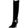 imageJessica Simpson Womens Kenzin Knee High BootBlack Oiled Suede