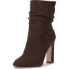imageJessica Simpson Womens Mixtesa Ankle BootDark Truffle Stretch Microsuede