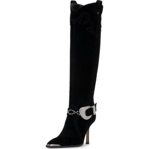 imageJessica Simpson Womens Kenzin Knee High BootBlack Oiled Suede
