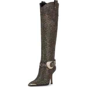 imageJessica Simpson Womens Kenzin Knee High BootNatural Leopard Sparkle