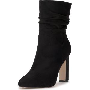 imageJessica Simpson Womens Mixtesa Ankle BootBlack Stretch Microsuede