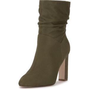 imageJessica Simpson Womens Mixtesa Ankle BootDeep Moss Stretch Microsuede