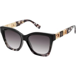 imageJessica Simpson Womens Eye Catching Rectangular SunglassesBlack Oatmeal