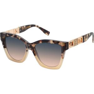 imageJessica Simpson Womens Eye Catching Rectangular SunglassesOatmeal Nude