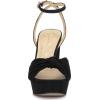 imageJessica Simpson Womens Immie Platform Sandal with Ankle StrapBlack Supreme Microsuede