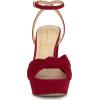 imageJessica Simpson Womens Immie Platform Sandal with Ankle StrapChili Pepper
