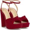 imageJessica Simpson Womens Immie Platform Sandal with Ankle StrapChili Pepper