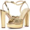 imageJessica Simpson Womens Immie Platform Sandal with Ankle StrapGold