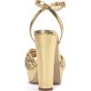 imageJessica Simpson Womens Immie Platform Sandal with Ankle StrapGold