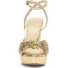 imageJessica Simpson Womens Immie Platform Sandal with Ankle StrapGold