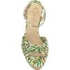 imageJessica Simpson Womens Immie Platform Sandal with Ankle StrapGreen Multi Jungle Jacquard