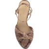 imageJessica Simpson Womens Immie Platform Sandal with Ankle StrapNatural Snake Print