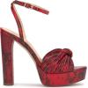imageJessica Simpson Womens Immie Platform Sandal with Ankle StrapRed Muse