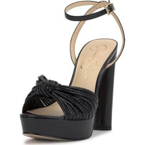 imageJessica Simpson Womens Immie Platform Sandal with Ankle StrapBlack