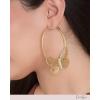 imageJessica Simpson GoldTone Butterfly Earrings for Women Drop or Hoop Earrings with Butterflies and Clear CrystalsGold Filigree Hoops