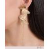imageJessica Simpson GoldTone Butterfly Earrings for Women Drop or Hoop Earrings with Butterflies and Clear CrystalsGold Tassel Butterfly