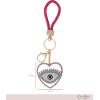 imageJessica Simpson Pave Crystal Keychain for Women Cute Purse Charms and Bag Charms for Handbag Tote Bag BackpackMulti Evil Eye