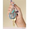 imageJessica Simpson Pave Crystal Keychain for Women Cute Purse Charms and Bag Charms for Handbag Tote Bag BackpackTurquoise Horse Shoe