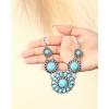 imageJessica Simpson Turquoise Necklace for Women 16quot Western Jewelry for Women with Turquoise Pendants