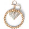 Gold Pave Heart