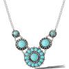 imageJessica Simpson Turquoise Necklace for Women 16quot Western Jewelry for Women with Turquoise Pendants