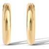 imageJessica Simpson GoldPlated Sterling Silver Hoop Earrings for Women Chunky Gold Hoops