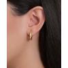 imageJessica Simpson GoldPlated Sterling Silver Hoop Earrings for Women Chunky Gold Hoops