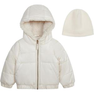 imageJessica Simpson girls Warm Winter Coat With Asymetrical ClosureCream