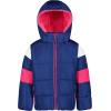 image:imageJessica Simpson girls Twopiece Insulated Winter Snowsuit With Hooded Jacket and Ski Bib OverallsNavy Plaid