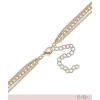 image:imageJessica Simpson 3 Layer Heart Necklace For Women 192 GoldTone Layered Necklace with Heart Pendants and Crystals