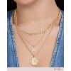 image:imageJessica Simpson Butterfly Necklaces for Women 3Piece 161753 GoldTone Layered Necklaces with Butterfly Pendants