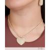 image:imageJessica Simpson Clear Crystal Heart Necklace for Women 153 GoldTone Tennis Necklac Mothers Day Gifts for Her