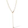 image:imageJessica Simpson Emerald Stone Multi Pendant Necklace for Women 183 GoldTone Statement Necklace with Emerald Charms