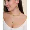 image:imageJessica Simpson Gemstone Layered Necklace for Women 15203 GoldTone Layered Necklaces with Colored Gems